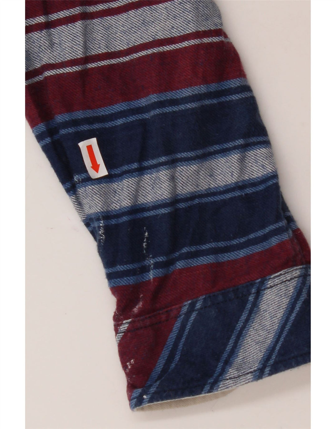 Camisa masculina de flanela de ajuste regular O'NEILL XL de algodão listrado multicolorido