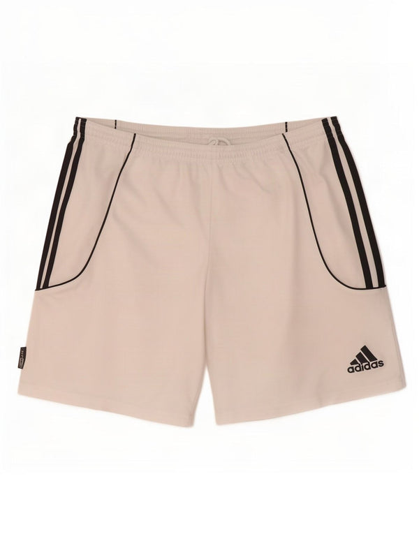 Adidas Mens Climalite Sport Shorts Grande Poliéster Branco