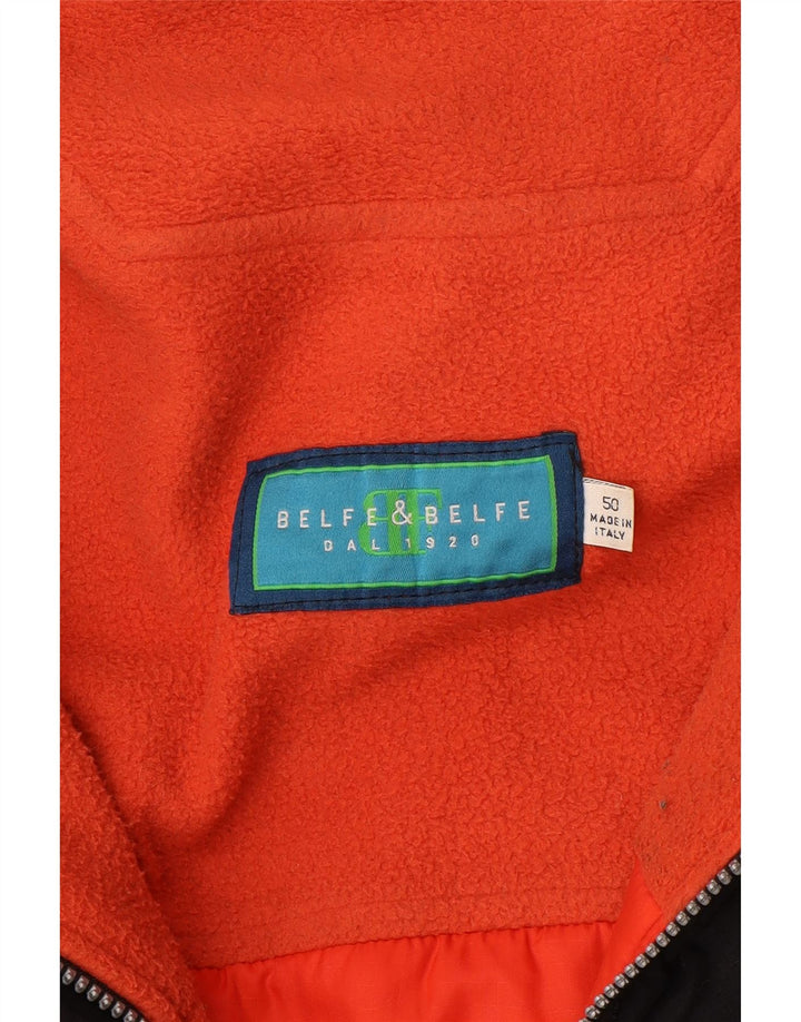 Belfe & Belfe Jaqueta acolchoada masculina IT 50 grande preta