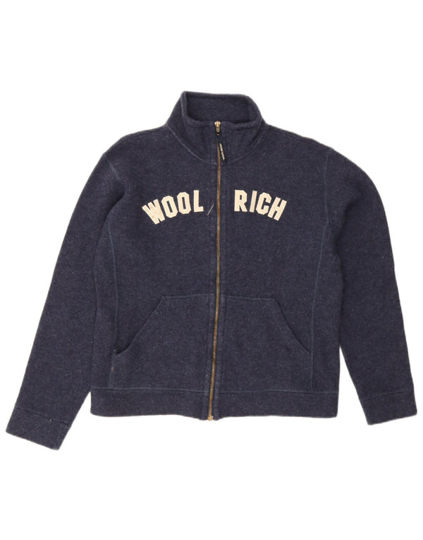 Woolrich Boys Graphic Treino Top Jaqueta 11-12 Anos Lã Azul Marinho