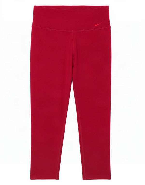 Leggings Nike Dri Fit Capri UK 6 XS Rosa Algodão