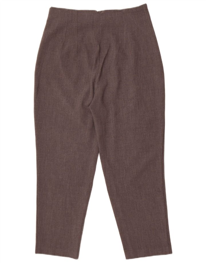 Calça Chino Cônica Feminina Zara Grande W30 L26 Poliéster Cinza