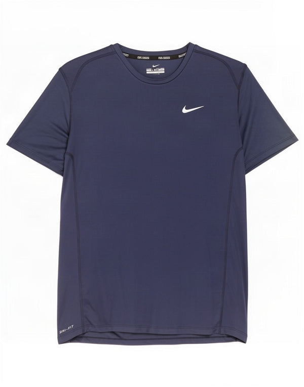 Camiseta masculina Nike Dri Fit Top XL azul marinho poliéster