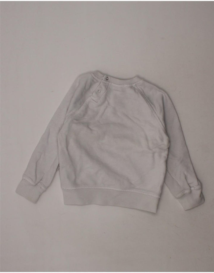 DSQUARED2 Baby Girls Graphic Sweatshirt Jumper 18-24 Months White Vintage Dsquared2 and Second-Hand Dsquared2 from Messina Hembry 