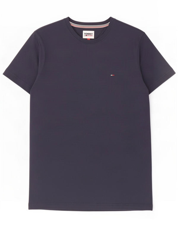 Tommy Hilfiger Mens T-Shirt Top Medium Navy Blue Cotton