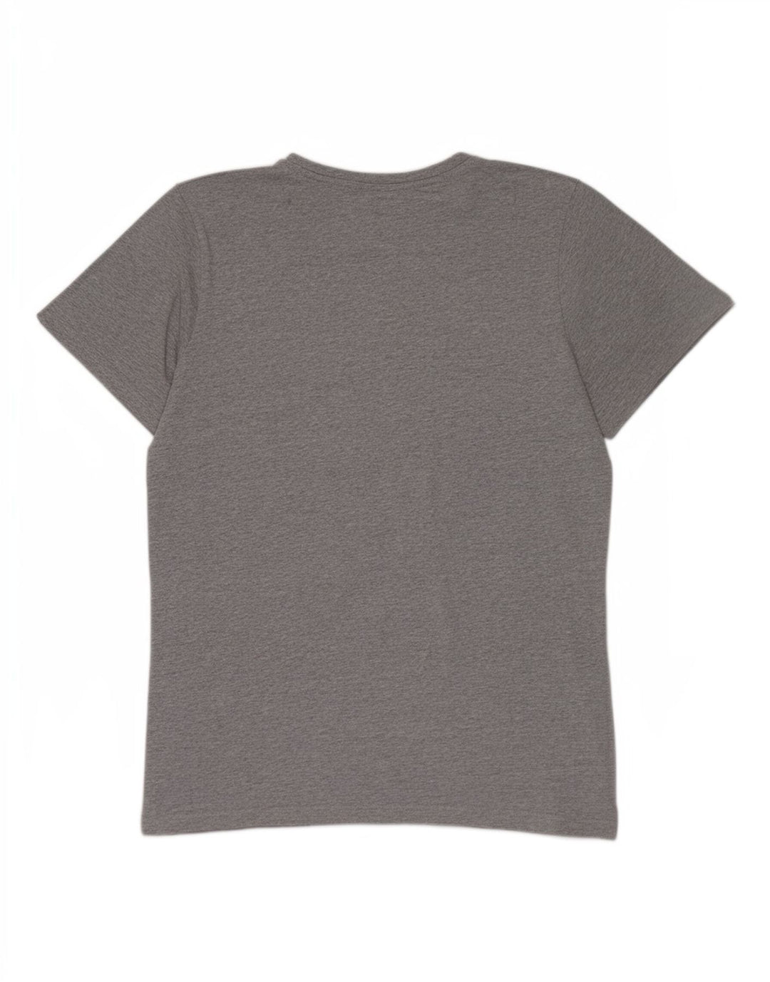 Camiseta masculina Ellesse com estampa gráfica de algodão manchado cinza médio