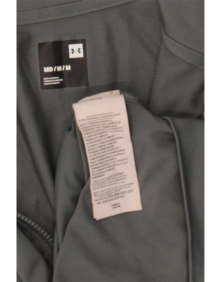 Under Armour Mens Treino Top Jacket Medium Grey Colourblock Poliéster