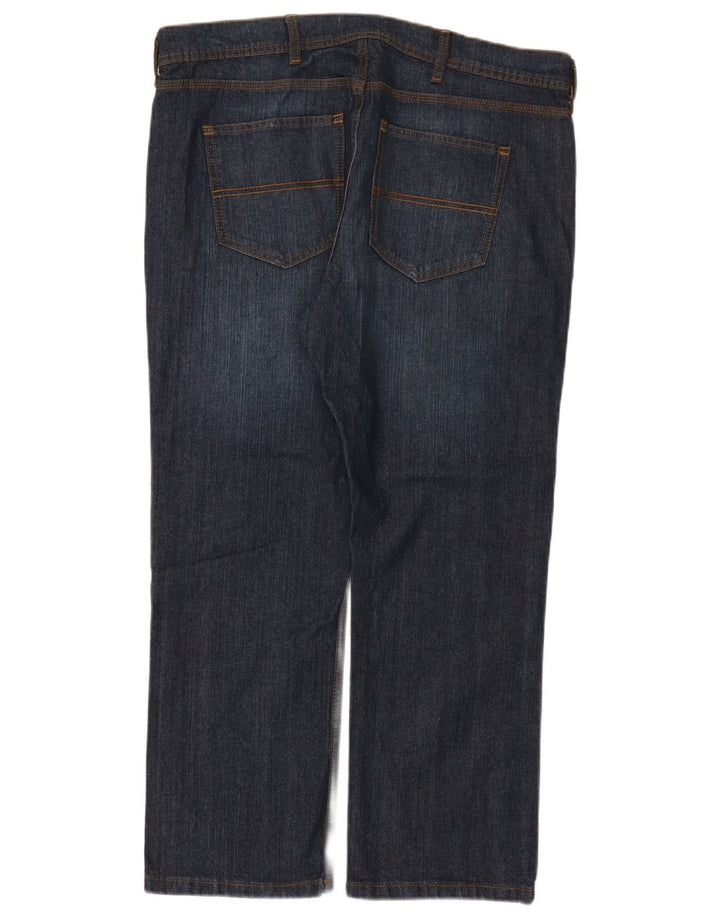 Calça jeans reta masculina MARKS & SPENCER regular fit W38 L27 azul marinho