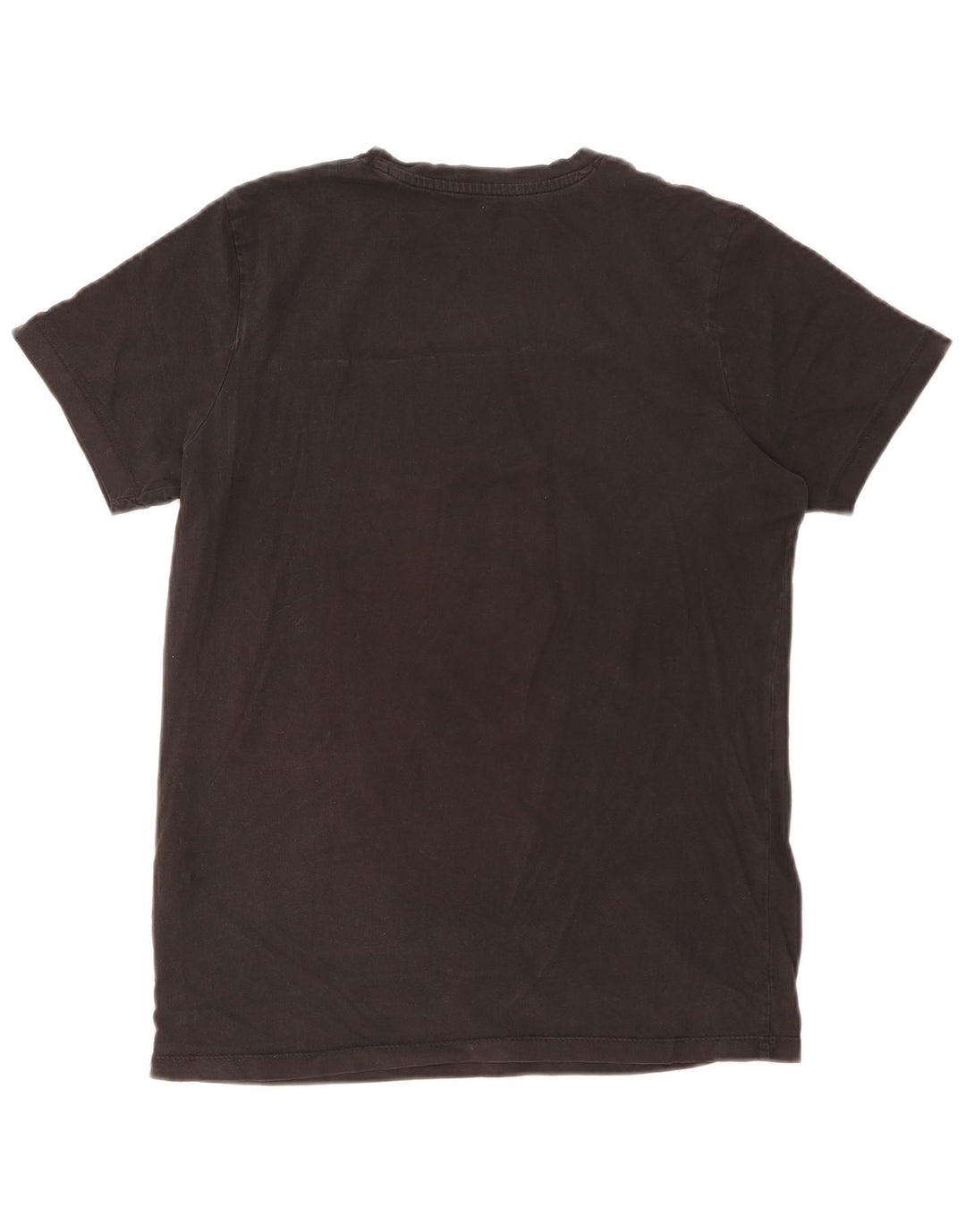 Camiseta gráfica masculina Jack & Jones Top médio algodão preto