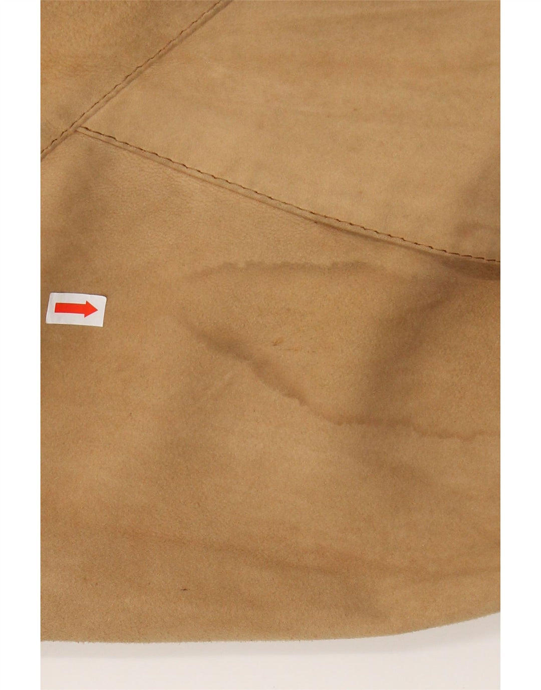 Jaqueta bomber masculina VINTAGE de camurça UK 38 bege médio