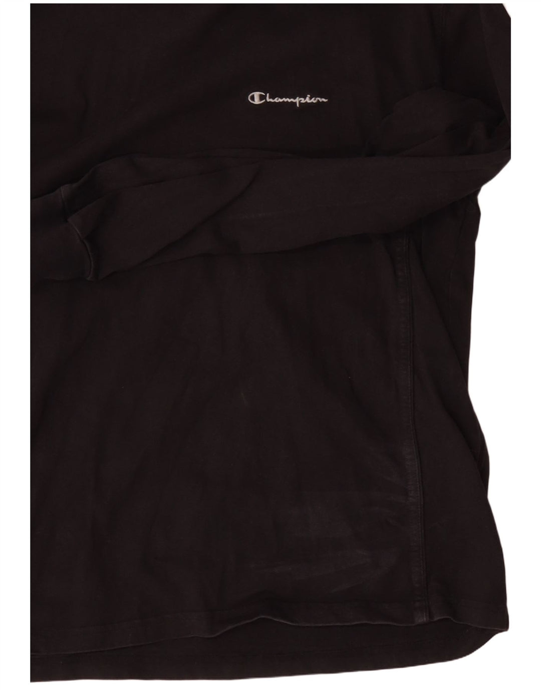 Champion moletom feminino jumper UK 14 médio algodão preto