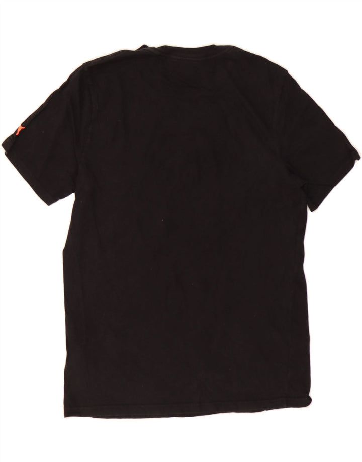 PUMA Mens Graphic T-Shirt Top Medium Black Cotton Vintage Puma and Second-Hand Puma from Messina Hembry 