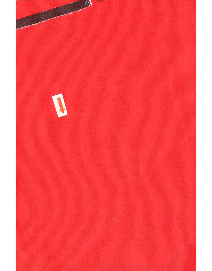 Camiseta masculina gráfica QUIKSILVER XL algodão vermelho