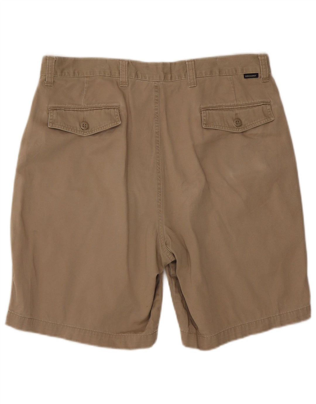 Dockers Mens Khakis Chino Shorts W36 Grande Algodão Bege