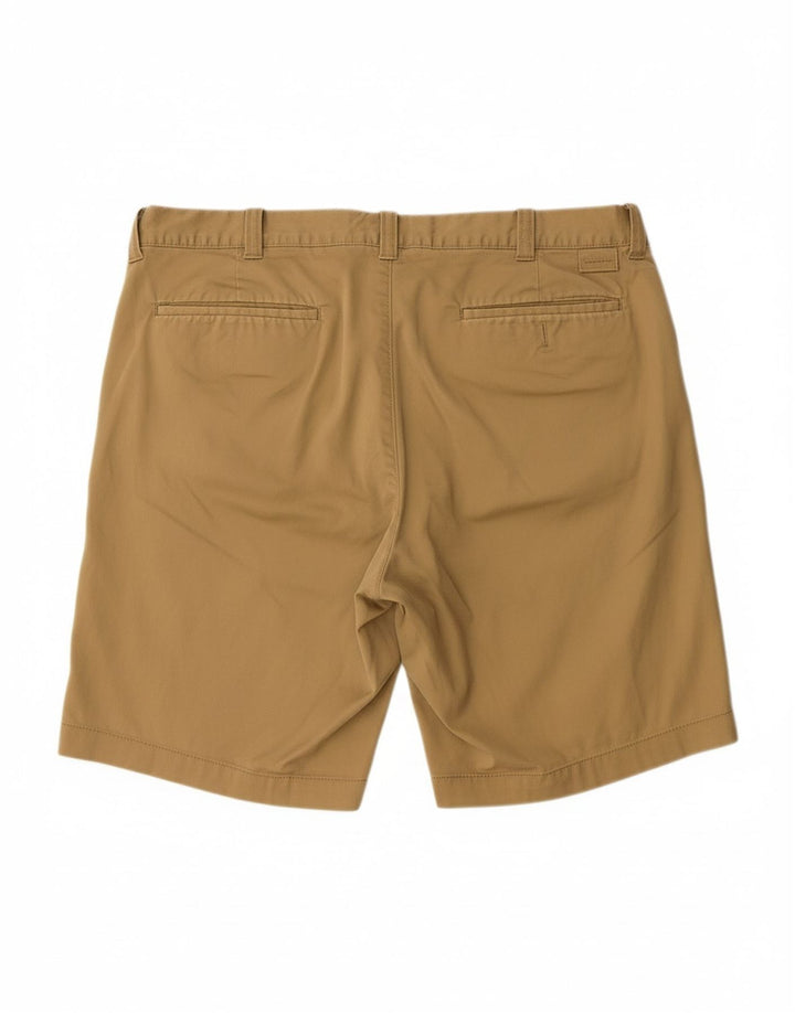 J. CREW Mens Chino Shorts W36 Grande Algodão Bege