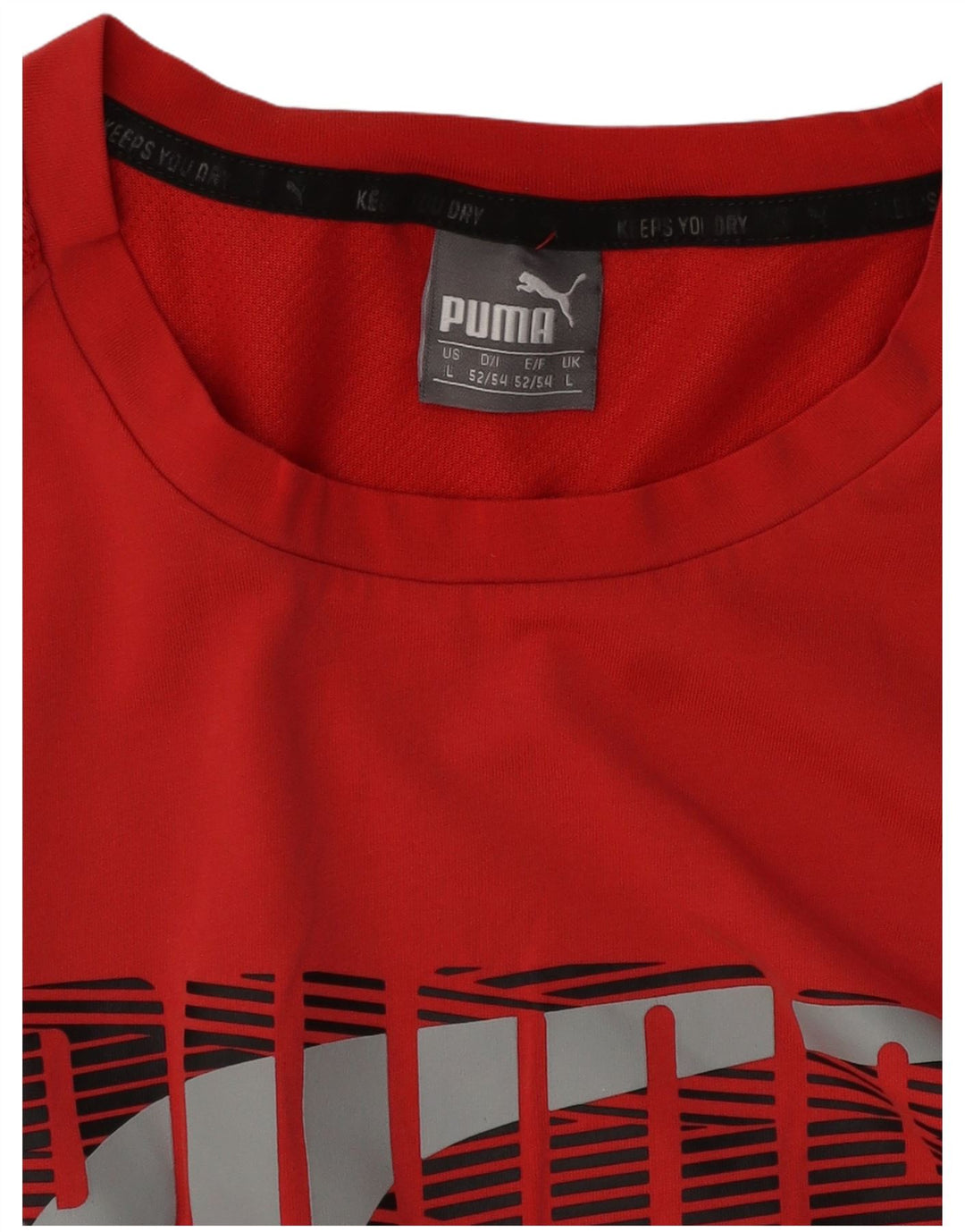Puma Camiseta Masculina Graphic Top Grande Vermelho