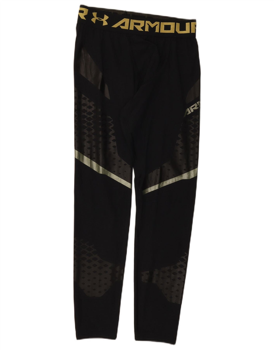 Under Armour Mens Graphic Leggings pequeno bloco colorido preto