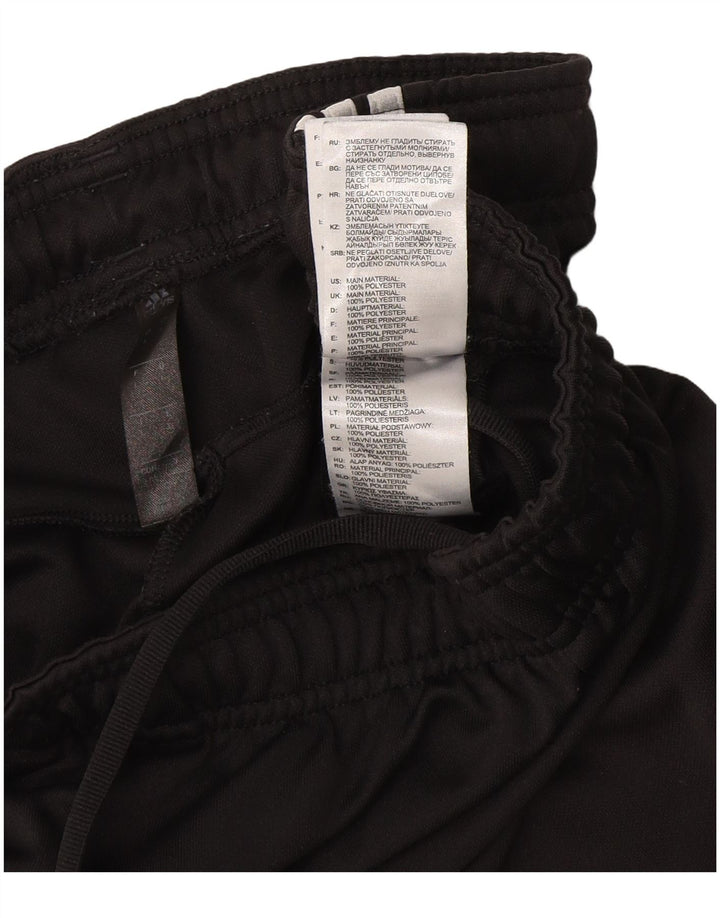Calça de treino masculina Adidas grande poliéster preto