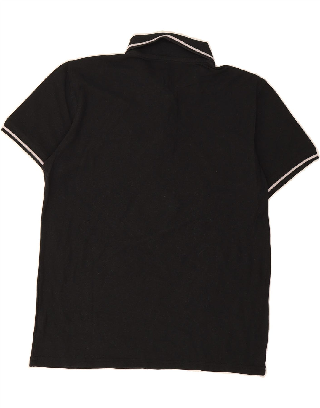 LOTTO Mens Polo Shirt Large Black Cotton Vintage Lotto and Second-Hand Lotto from Messina Hembry 
