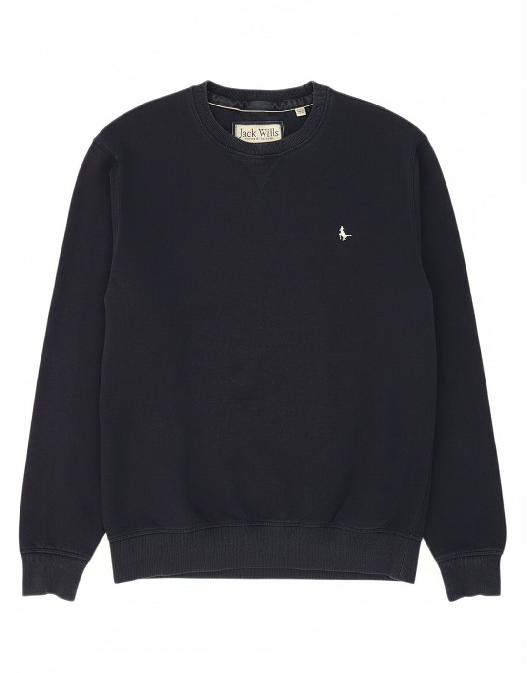 JACK WILLS moletom masculino jumper grande algodão azul marinho