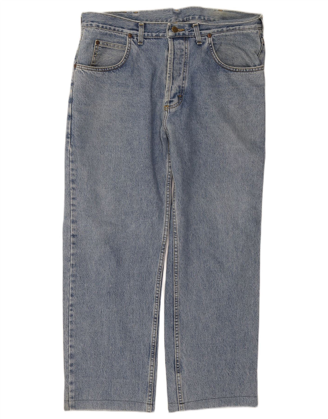 Lee Mens Chicago Straight Jeans W38 L27 Azul Algodão