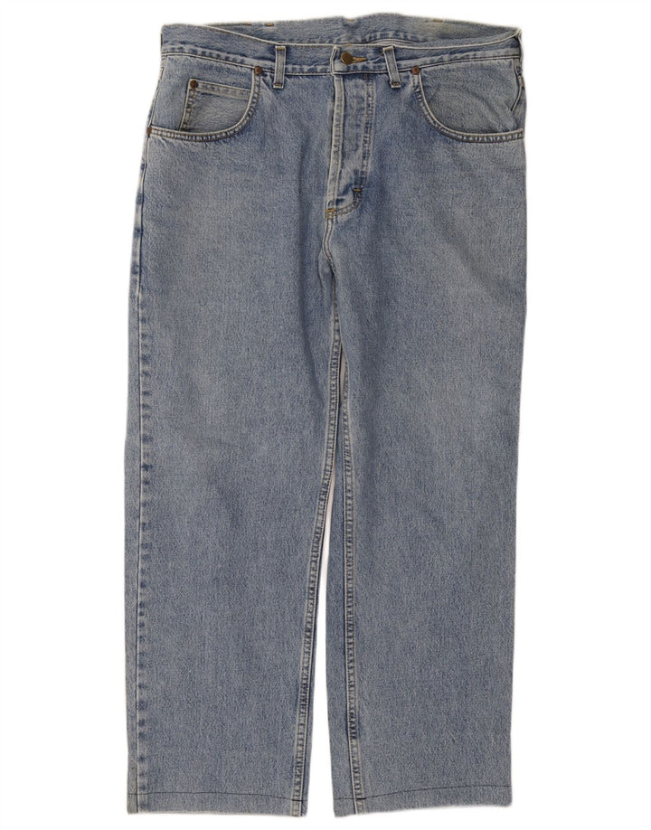 Lee Mens Chicago Straight Jeans W38 L27 Azul Algodão