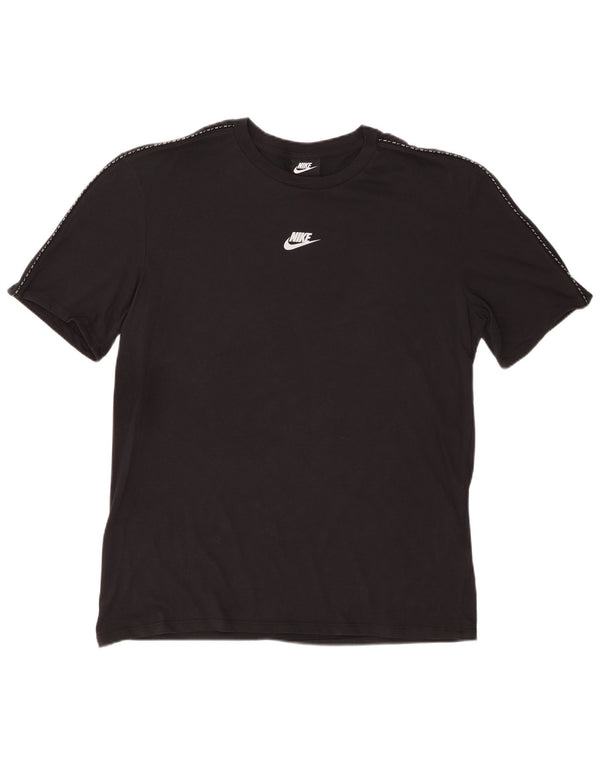 Camiseta masculina NIKE Standard Fit Top grande de algodão preto