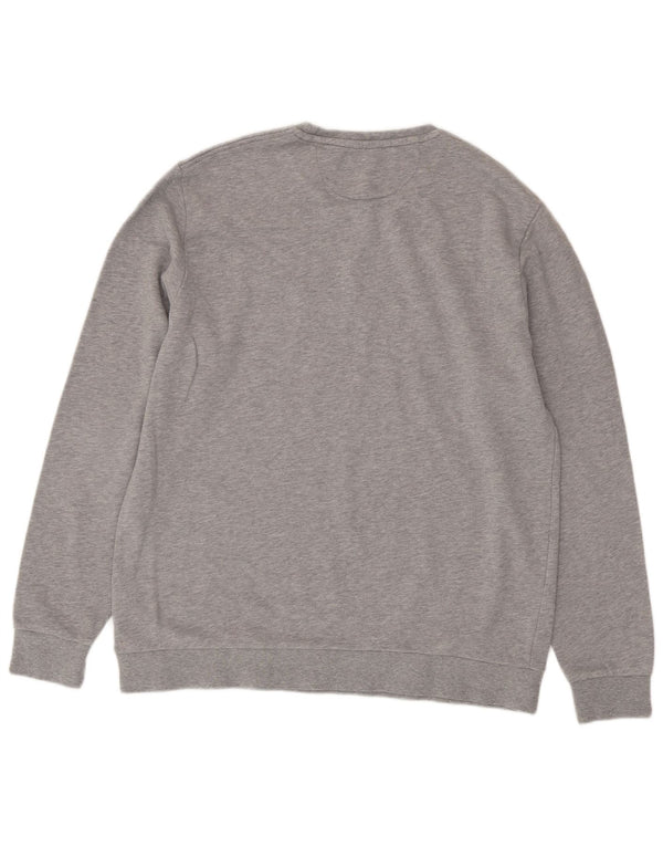 Hackett Mens Classic Fit Moletom Jumper XL Cinza Algodão