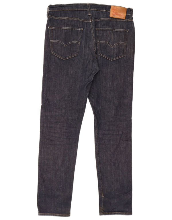 Levi's Masculino 522 Straight Jeans W32 L32 Azul Marinho Algodão