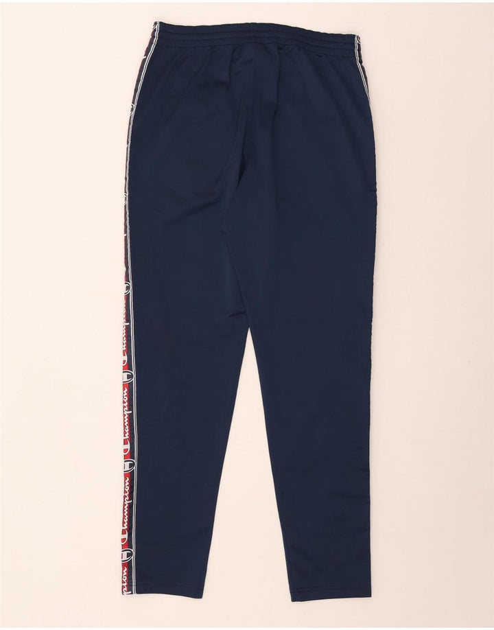 Calça de treino masculina Champion Rochester Graphic grande azul marinho