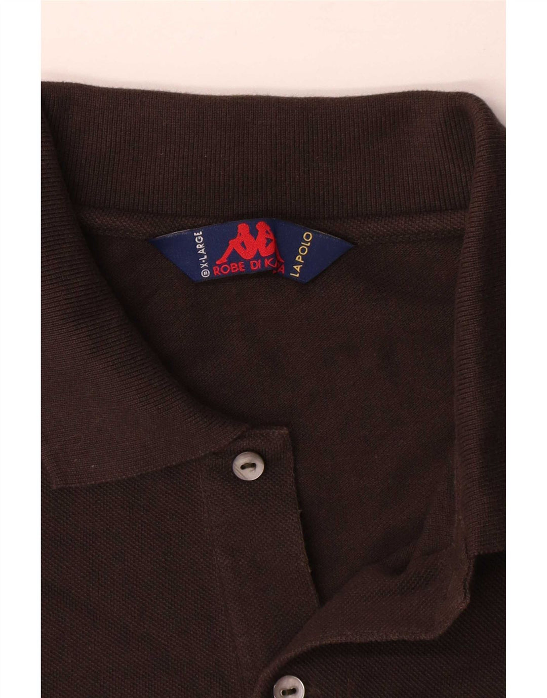 Camisa polo masculina Kappa XL algodão marrom