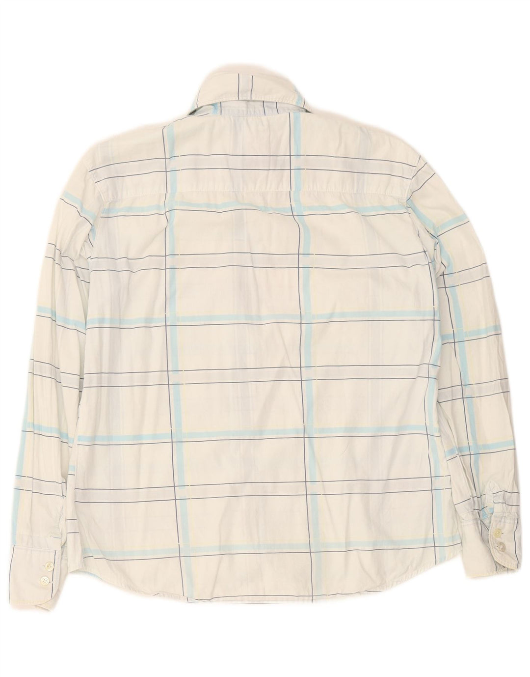 Camisa feminina Murphy & Nye UK 18 XL xadrez branca