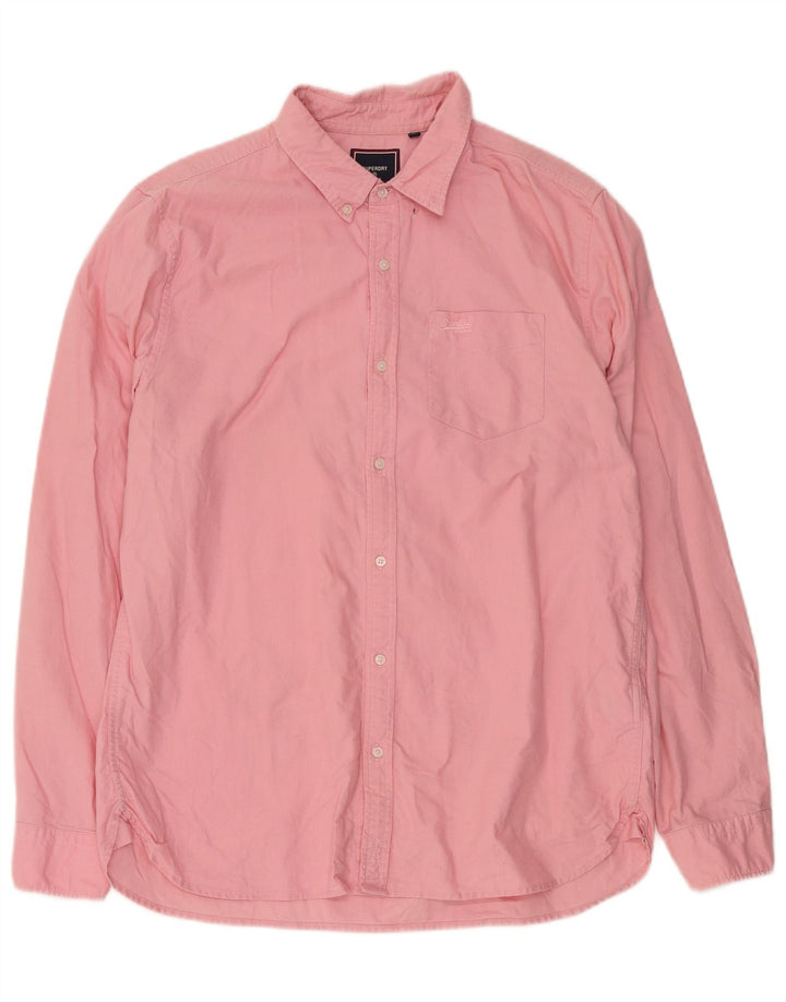 Camisa masculina Superdry XL algodão rosa