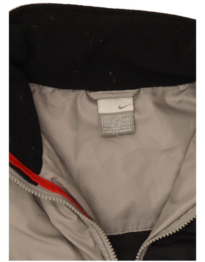 Casaco acolchoado masculino Nike UK 36/38 pequeno poliéster cinza