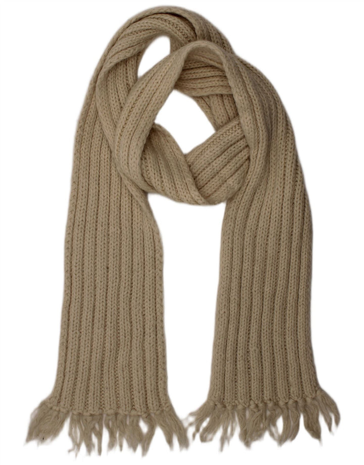 NOA NOA Womens Knit Rectangle Scarf One Size Off White Classic