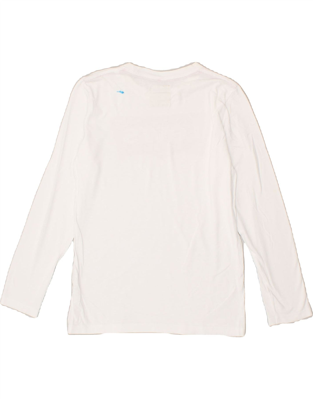 LEVI'S Girls Graphic Top Long Sleeve 11-12 Years White Cotton Vintage Levi's and Second-Hand Levi's from Messina Hembry 