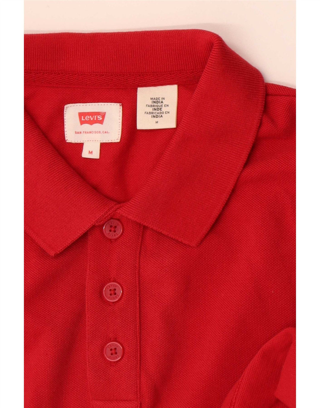 Camisa polo masculina Levi's vermelha média