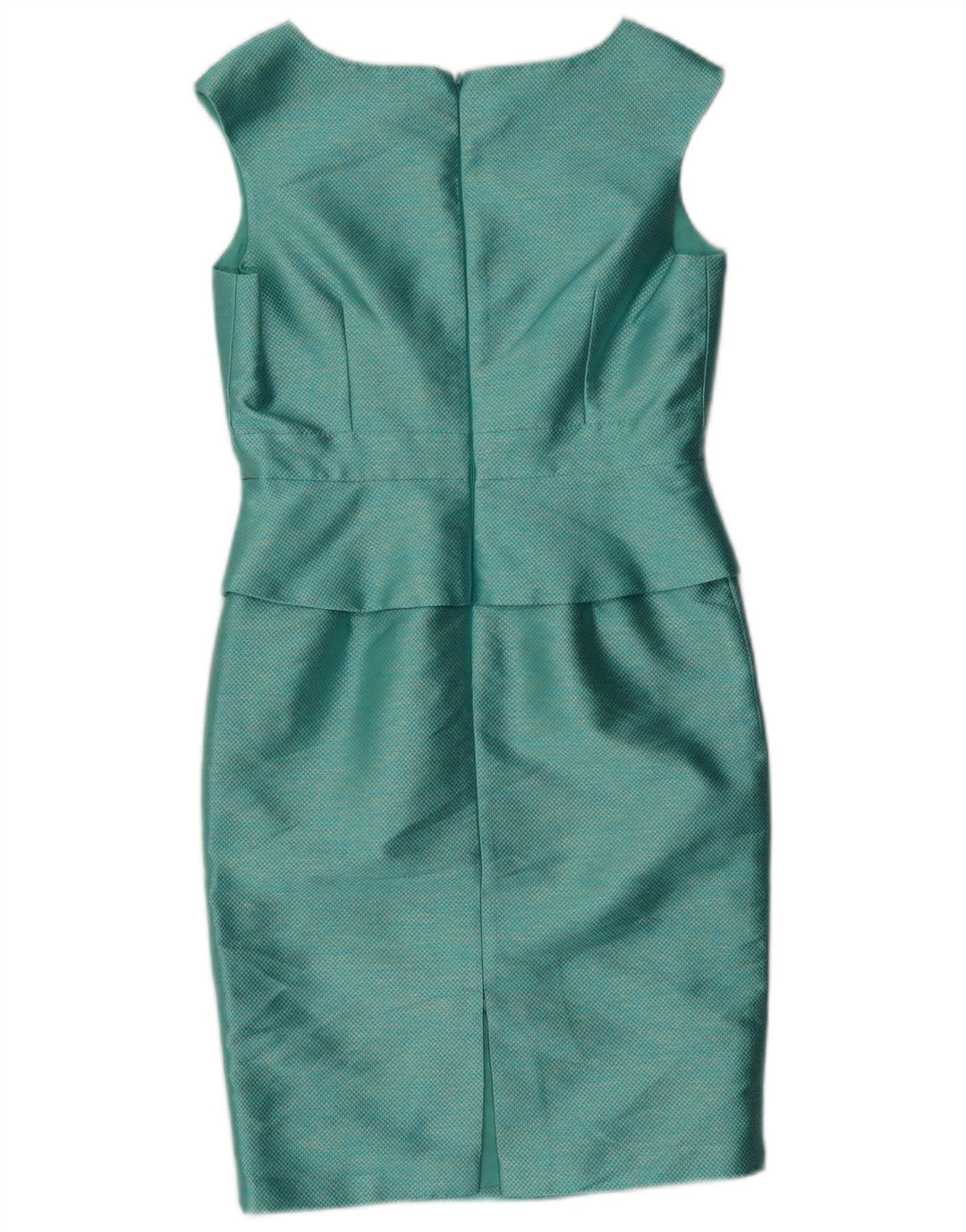 Conjunto feminino de 2 peças US 8 poliéster turquesa médio