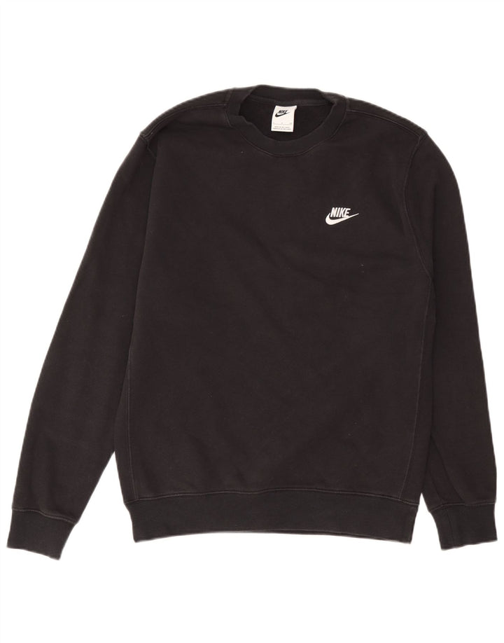 Nike moletom masculino jumper pequeno algodão preto