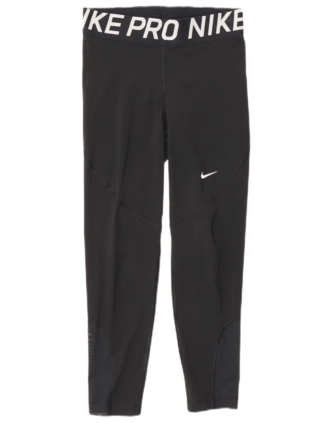 Leggings femininas Nike Graphic pequenas esportivas pretas de poliéster