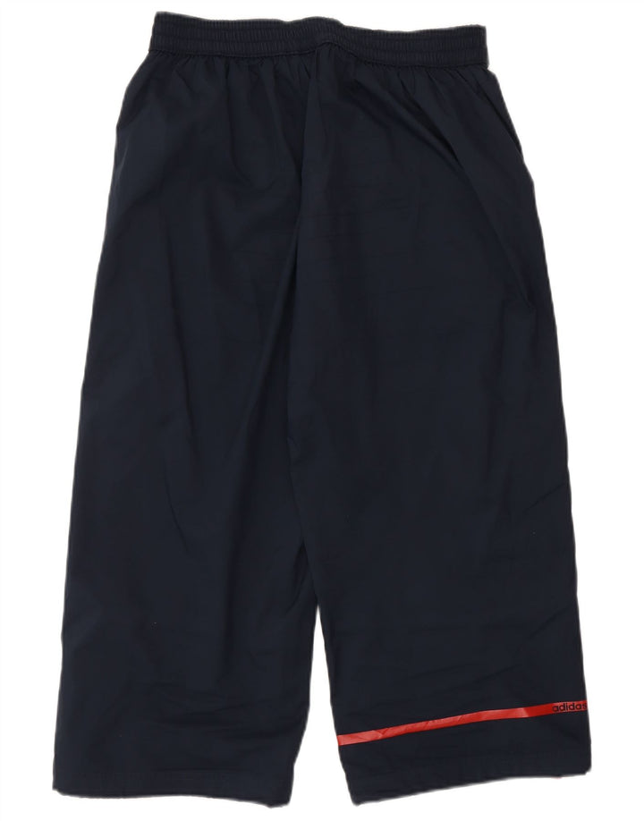 Calças de treino Adidas Boys Capri 13-14 anos azul marinho poliéster