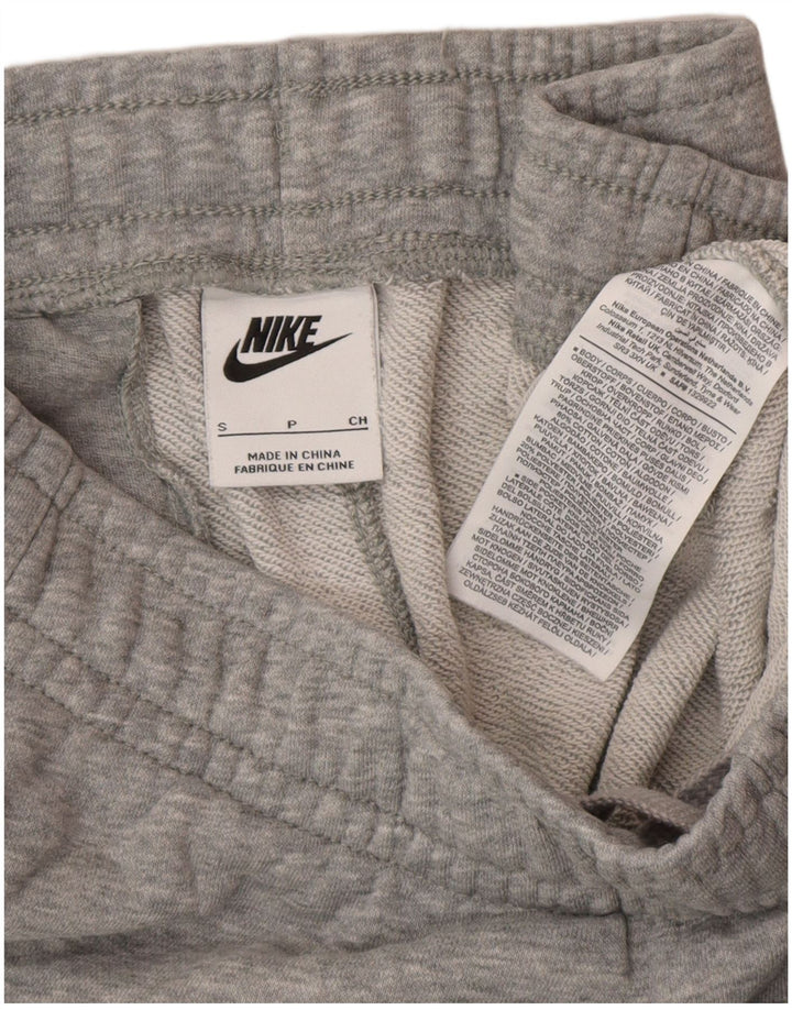 Calça de treino masculina Nike joggers pequeno algodão cinza