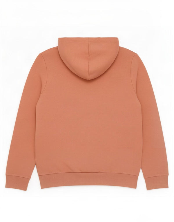 Puma feminino gráfico moletom com capuz UK 14 médio laranja algodão