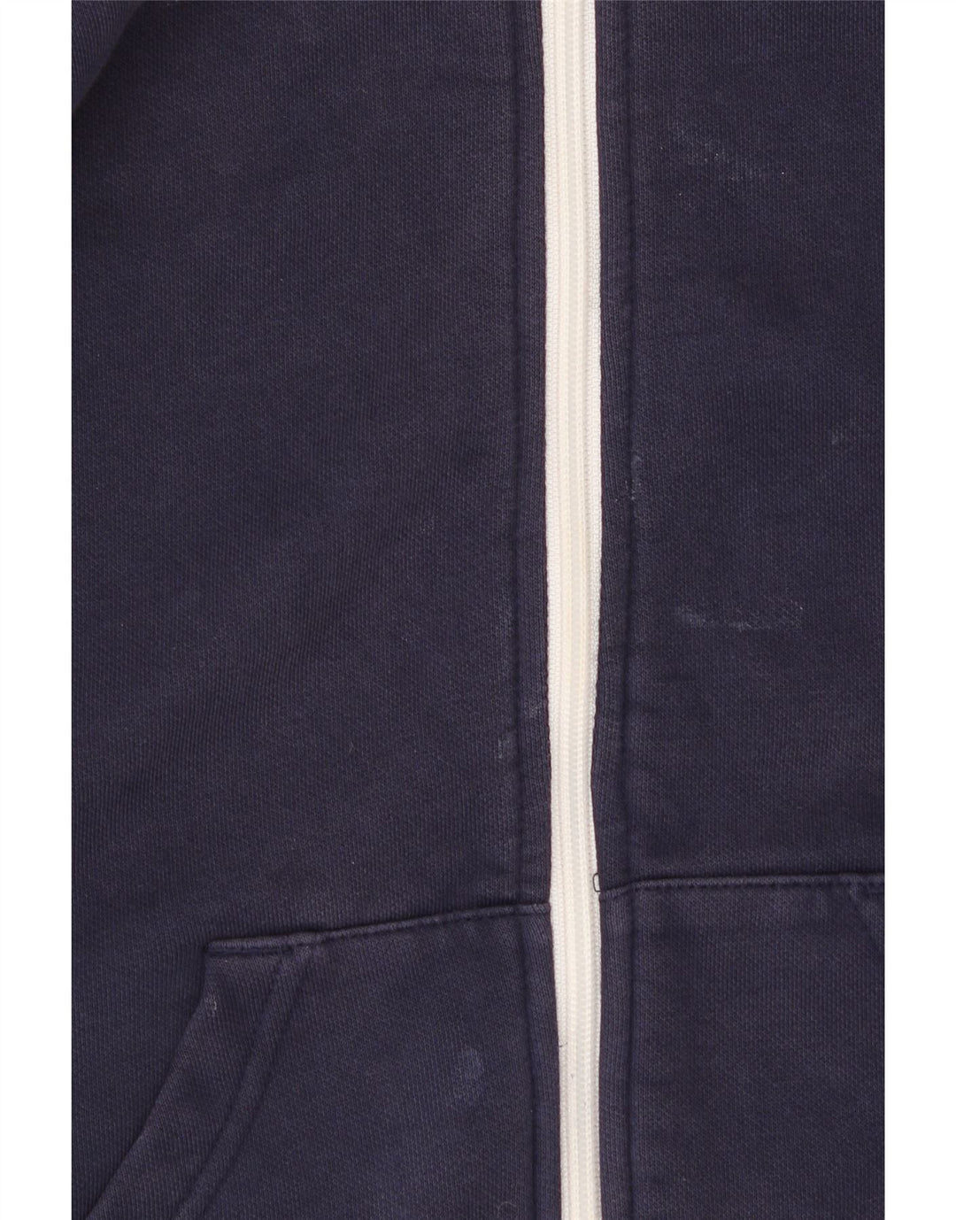PUMA Boys Graphic Zip Hoodie Sweater 9-10 Years Navy Blue Cotton Vintage Puma and Second-Hand Puma from Messina Hembry 