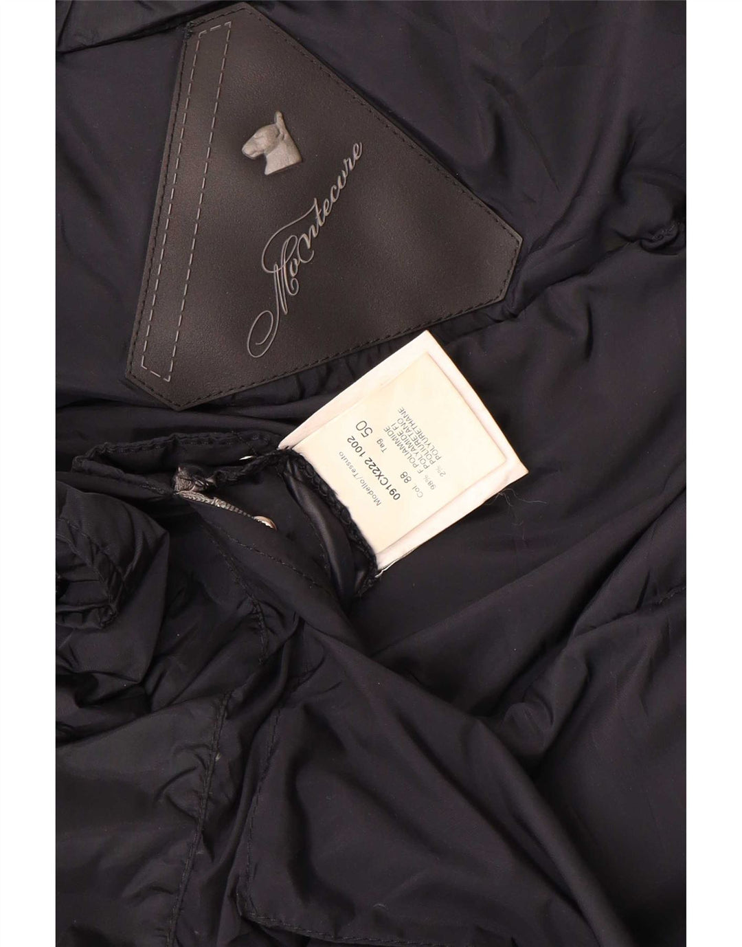 Jaqueta acolchoada masculina Montecore IT 50 grande poliamida azul marinho