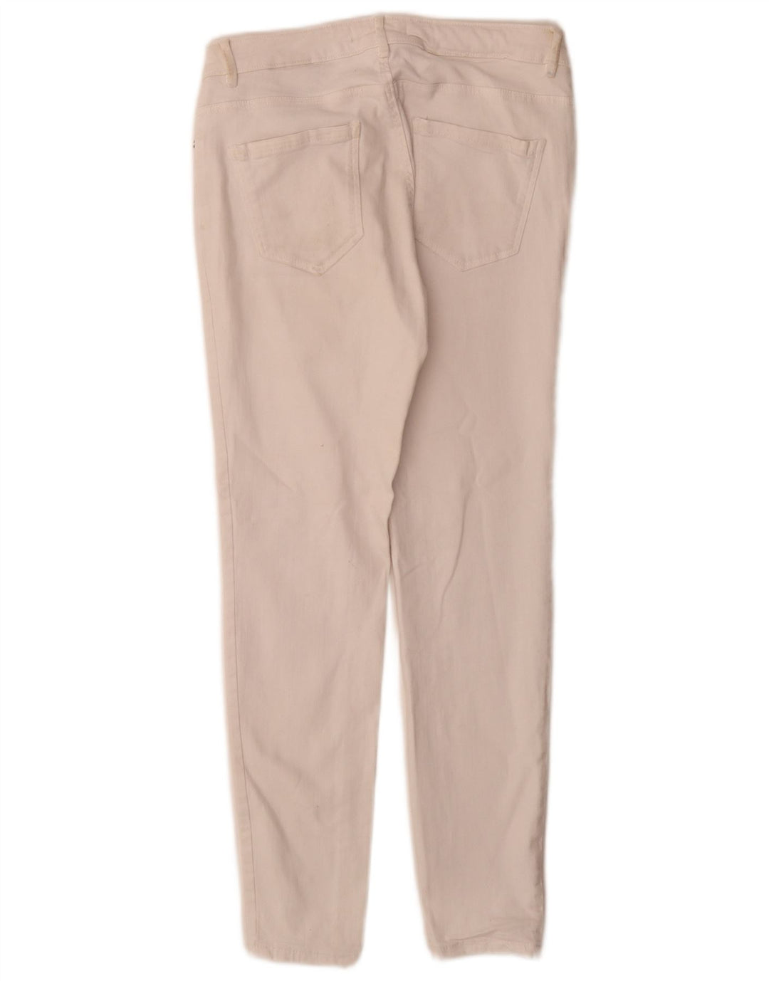 Zara Jeans Slim Feminino EU 40 Médio W30 L28 Algodão Branco
