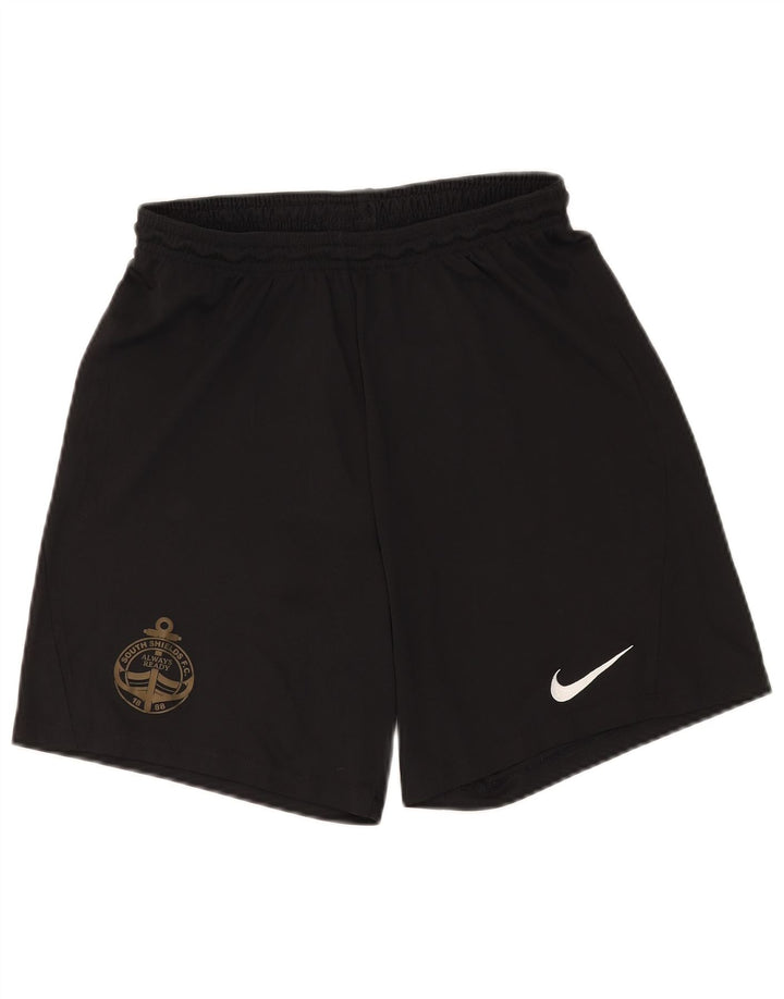 Nike Masculino South Shields F.C. Shorts Esportivos Grande Poliéster Preto
