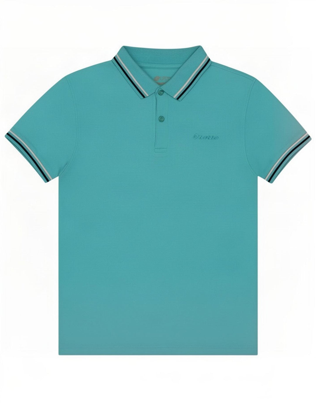 Camisa polo masculina Lotto azul médio