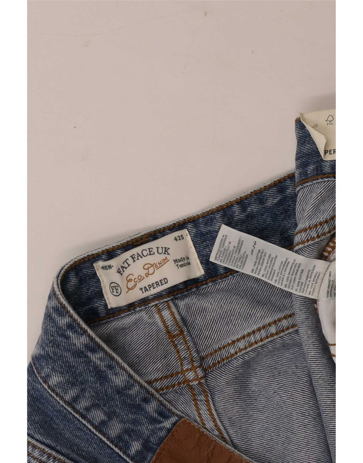 Calça Jeans Cônica Masculina Fat Face W42 L29 Algodão Azul