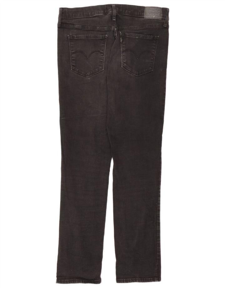 Calça jeans feminina Levi's 312 Shaping Slim W31 L30 algodão preto